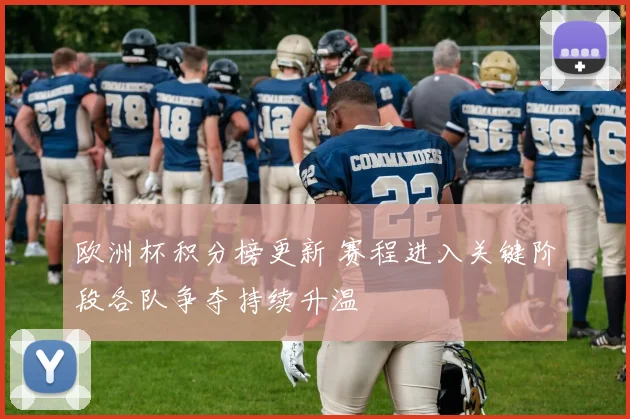 欧洲杯积分榜更新 赛程进入关键阶段各队争夺持续升温